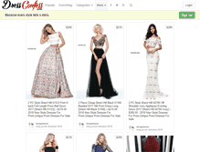 Tablet Screenshot of dressconfess.com
